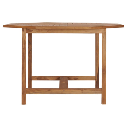 Tavolo da Giardino 120x120x75 cm in Legno Massello di Teak
