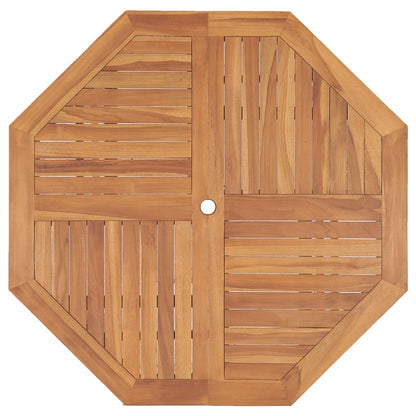 Tavolo da Giardino 120x120x75 cm in Legno Massello di Teak