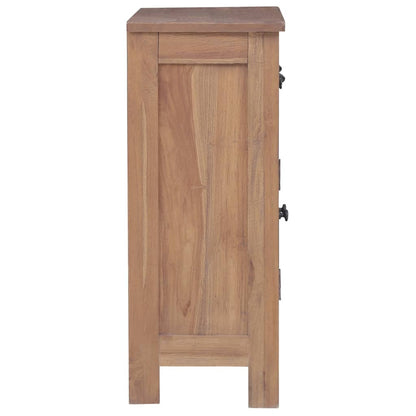 Credenza 65x30x75 cm in Legno Massello di Teak
