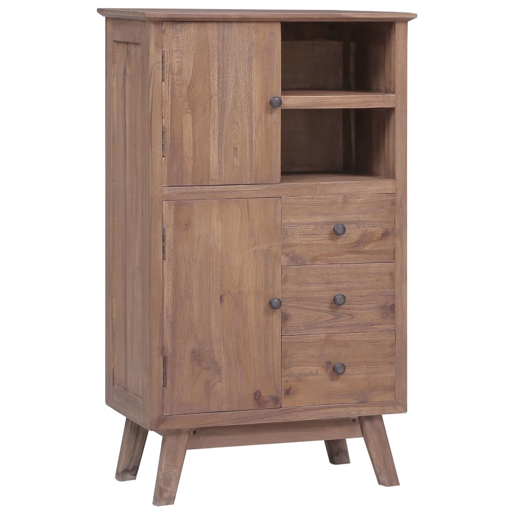 Credenza 60x30x100 cm in Legno Massello di Teak