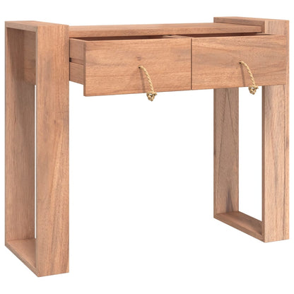 Tavolo Consolle 90x35x75 cm in Legno Massello di Teak