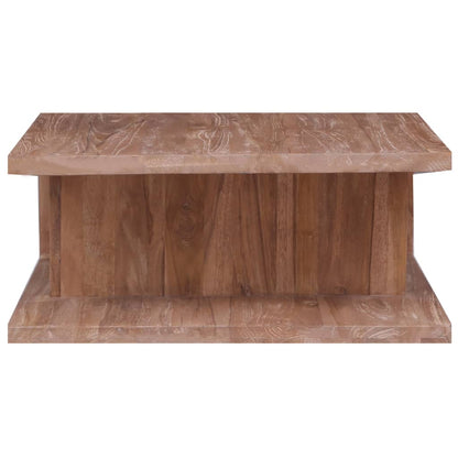 Tavolino da Salotto 70x70x30 cm in Legno Massello di Teak