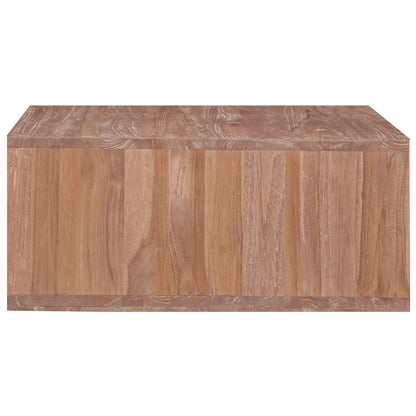 Tavolino da Salotto 70x70x30 cm in Legno Massello di Teak