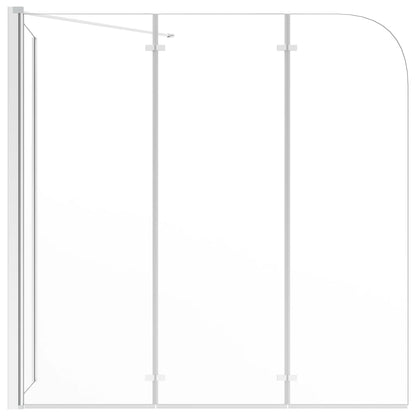 Cabina da Bagno 120x69x130 cm in Vetro Temperato Trasparente