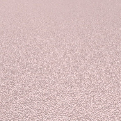 Rotoli Carta da Parati non Tessuto 4 pz Tinta Rosa 0,53x10m