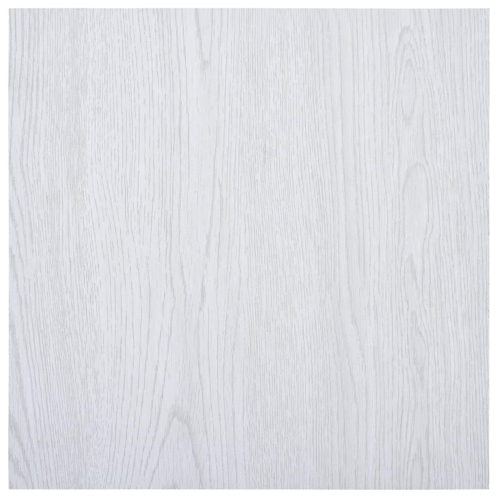 Listoni per Pavimenti Autoadesivi in PVC 5,11 m² Bianchi