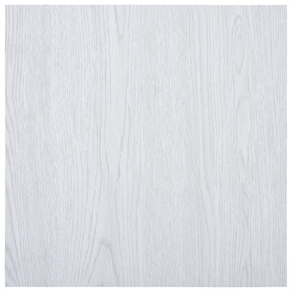 Listoni per Pavimenti Autoadesivi in PVC 5,11 m² Bianchi