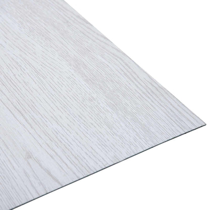 Tavole per Pavimenti 55 pcs Bianco 5,11 mÂ² PVC