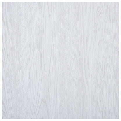 Tavole per Pavimenti 55 pcs Bianco 5,11 mÂ² PVC