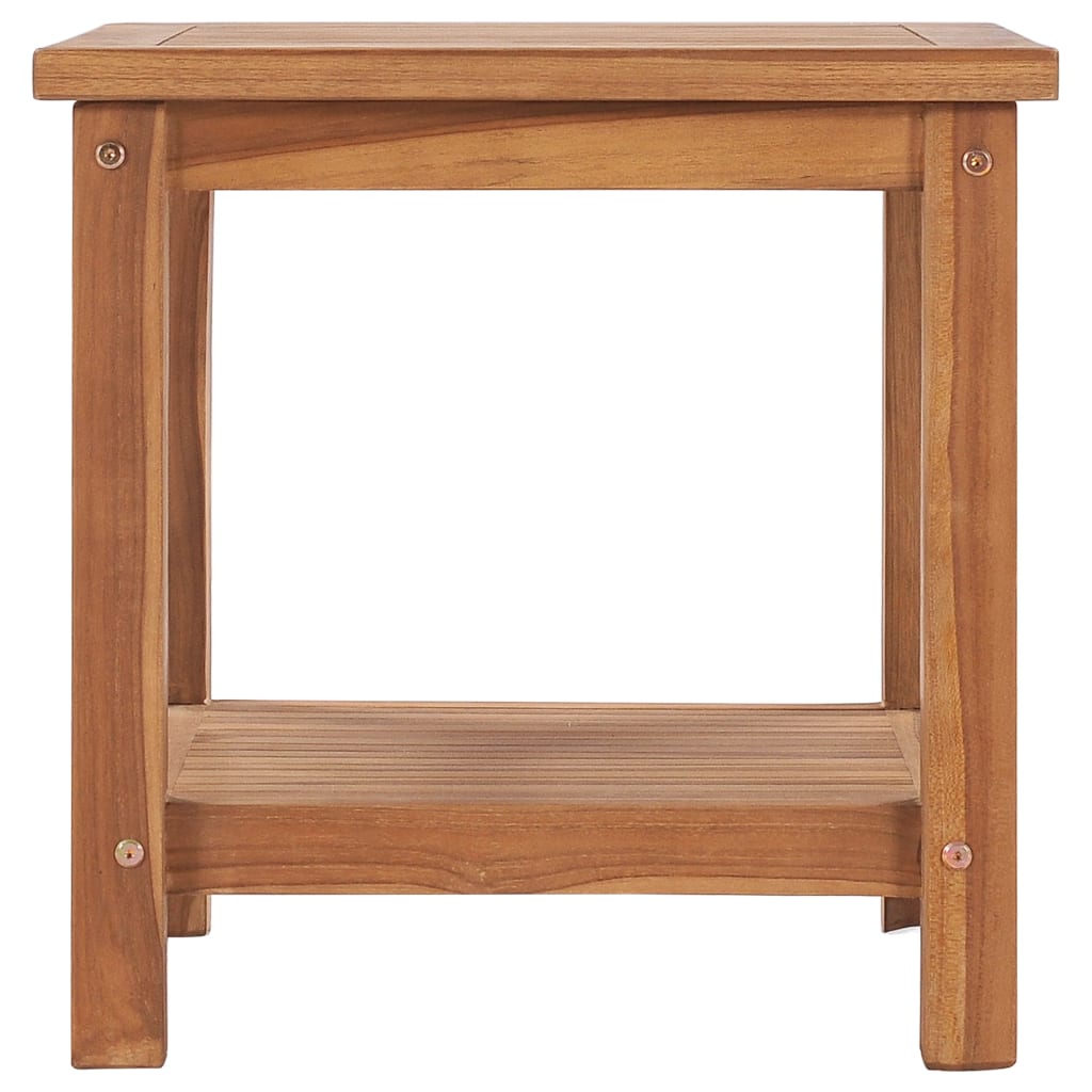 Tavolino da Salotto 45x45x45 cm in Legno Massello di Teak