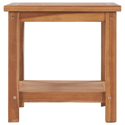 Tavolino da Salotto 45x45x45 cm in Legno Massello di Teak