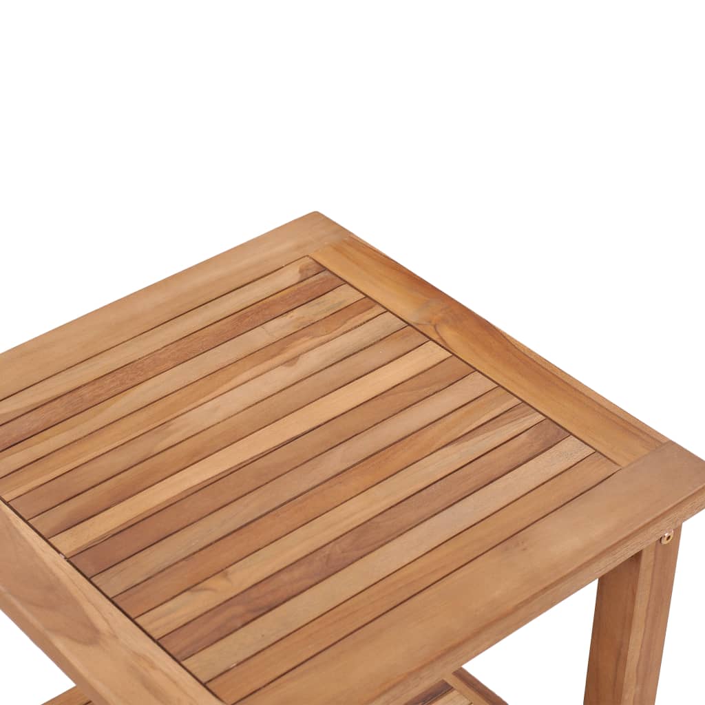 Tavolino da Salotto 45x45x45 cm in Legno Massello di Teak