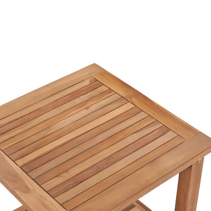 Tavolino da Salotto 45x45x45 cm in Legno Massello di Teak
