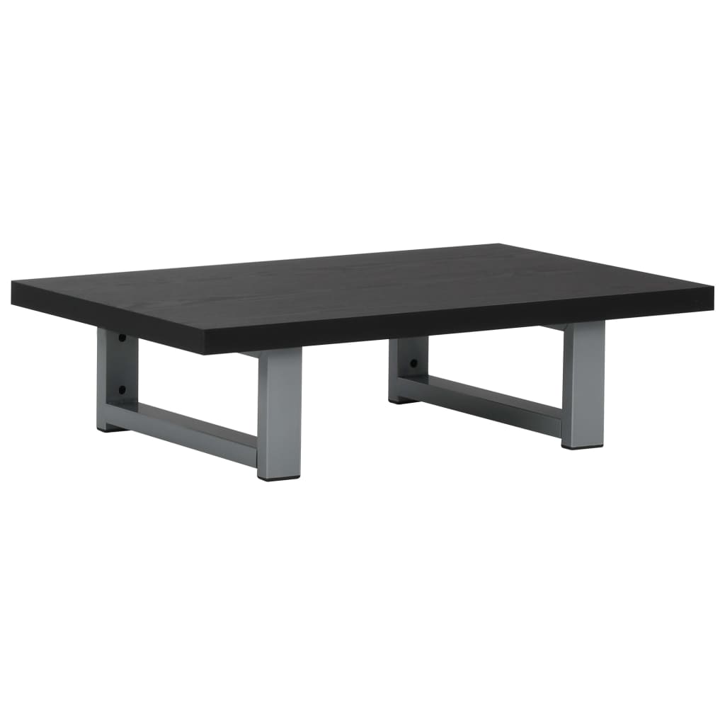 Set Mobili da Bagno 2 pz Ceramica Nero