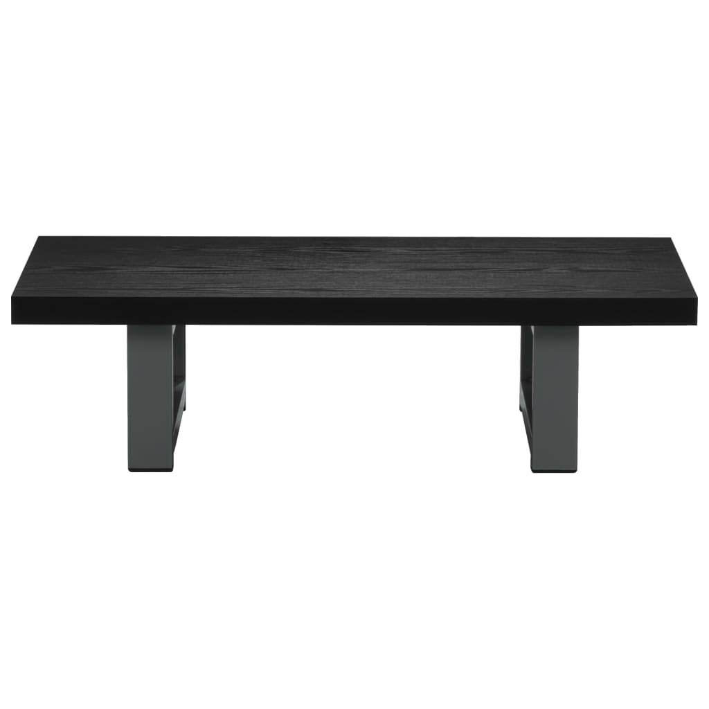 Set Mobili da Bagno 2 pz Ceramica Nero