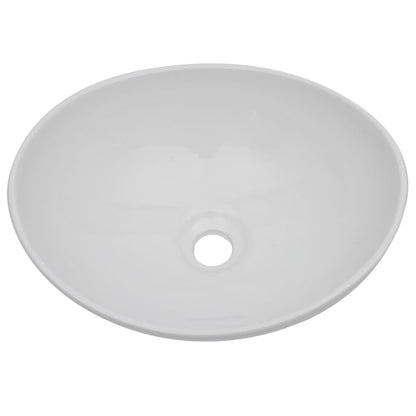 Set Mobili da Bagno 2 pz Ceramica Bianco