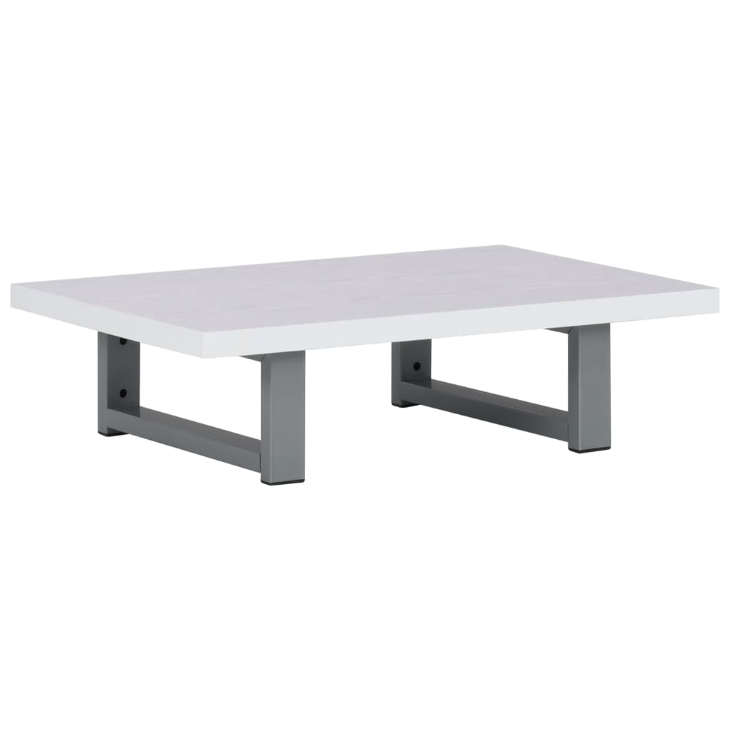 Set Mobili da Bagno 2 pz Ceramica Bianco