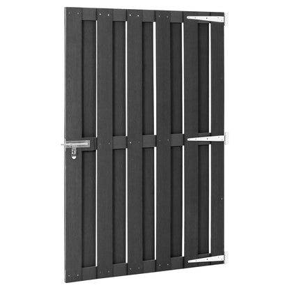 Cancello da Giardino in WPC 100x150 cm Grigio