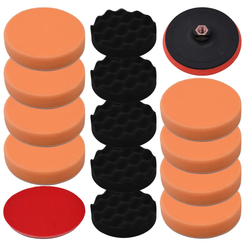 Set Dischi di Lucidatura 14 pz 150 mm