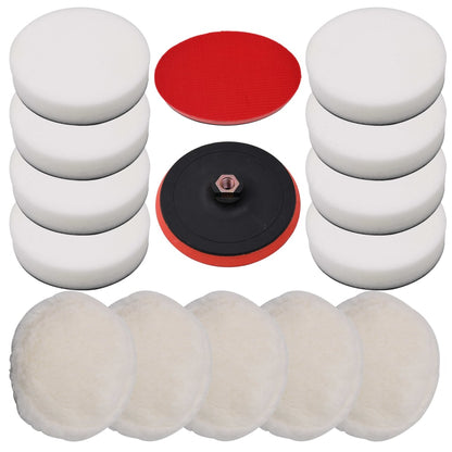 Set Dischi di Lucidatura 14 pz 180 mm