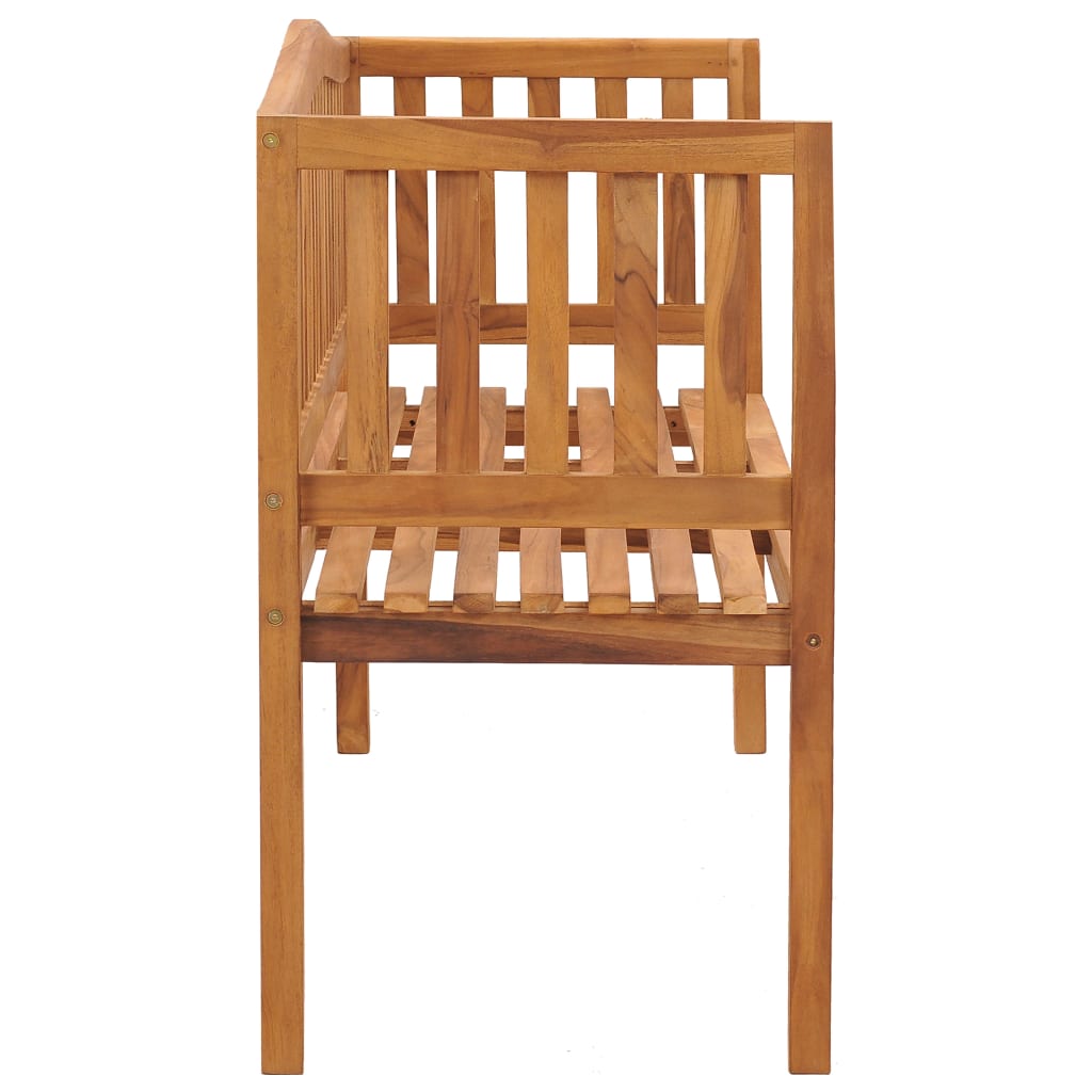 Panca da Giardino 150 cm in Legno Massello di Teak