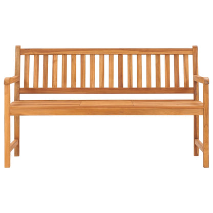 Panca Giardino 3 Posti con Tavolino 150 cm Legno Massello Teak