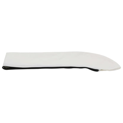Bimini di Prua con Tendalino a 4 Archi Bianco 243x210x137 cm