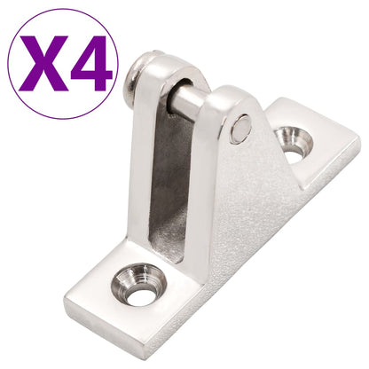 Cerniere di Coperta per Bimini Top 4 pz in Acciaio Inox