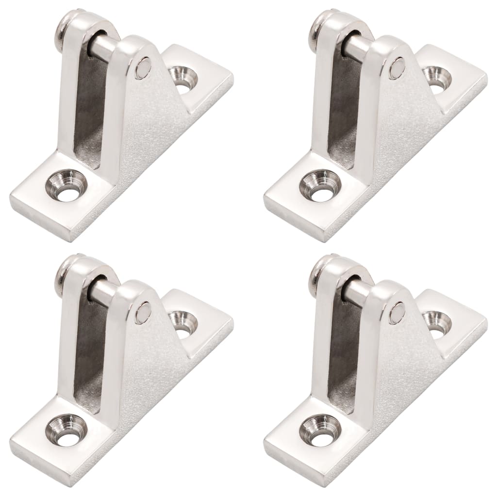 Cerniere di Coperta per Bimini Top 4 pz in Acciaio Inox