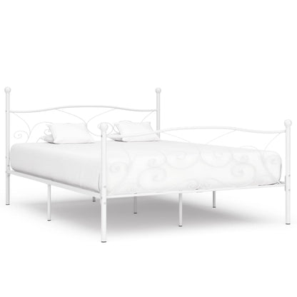Giroletto con Doghe Bianco in Metallo 180x200 cm
