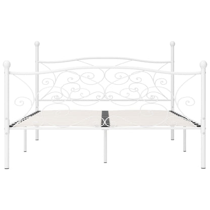 Giroletto con Doghe Bianco in Metallo 180x200 cm