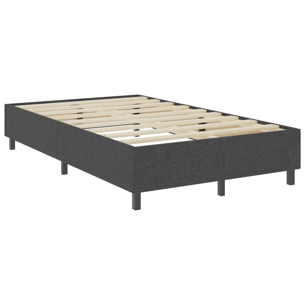 Letto a Molle Grigio in Tessuto 120x200 cm