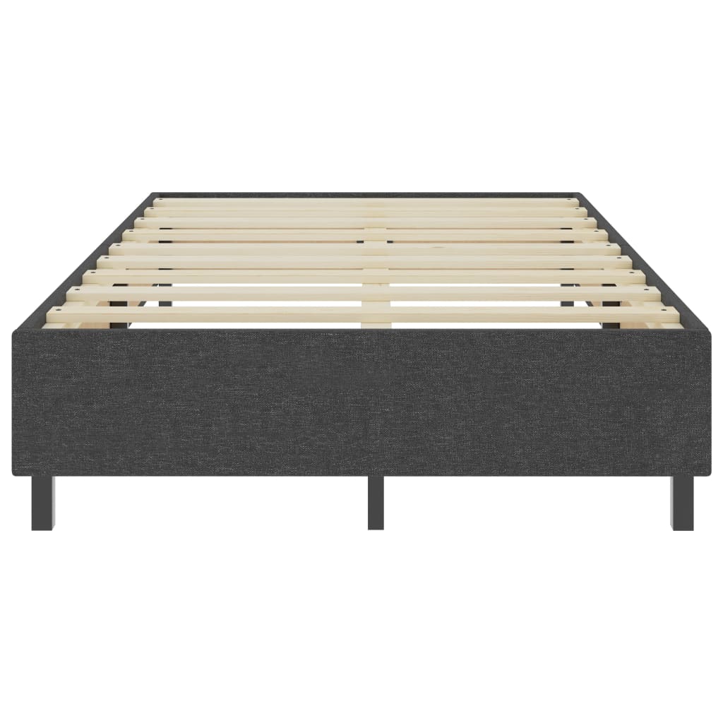 Letto a Molle Grigio in Tessuto 120x200 cm