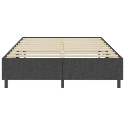 Letto a Molle Grigio in Tessuto 160x200 cm