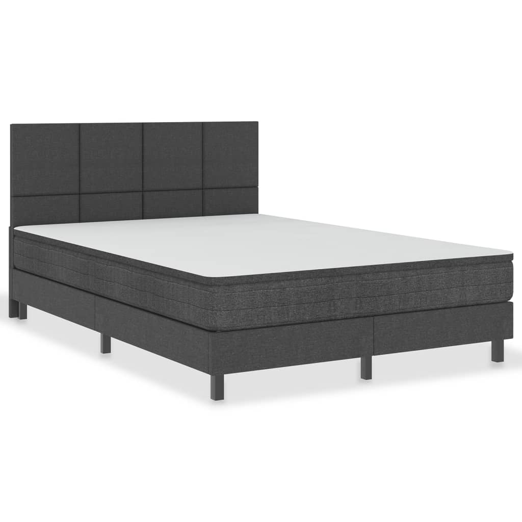 Testiera Letto Grigio Scuro in Tessuto 160x200 cm