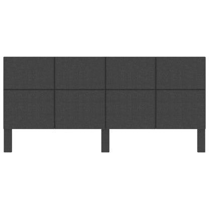 Testiera Letto Grigio Scuro in Tessuto 200x200 cm