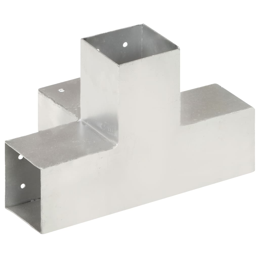Connettore per Pali a Forma di X in Metallo Zincato 81x81 mm