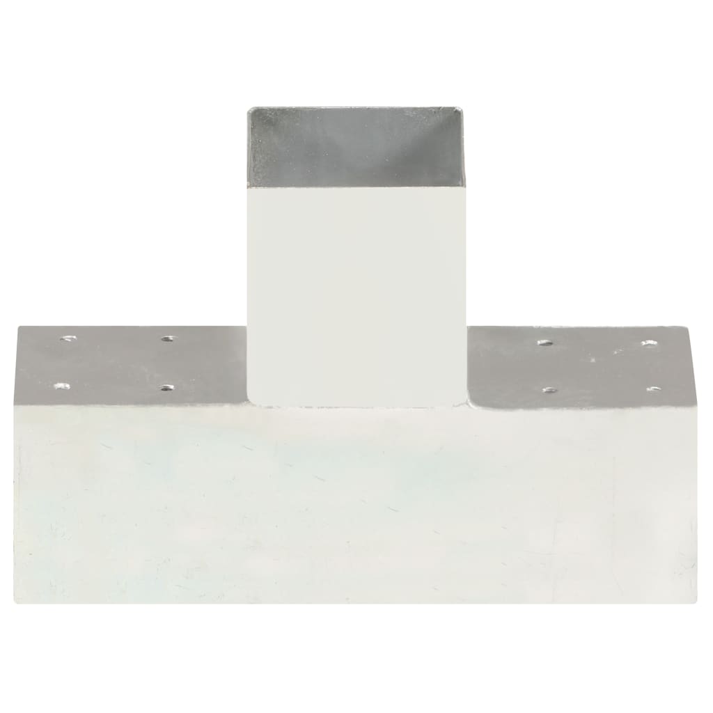 Connettore per Pali a Forma di T in Metallo Zincato 91x91 mm