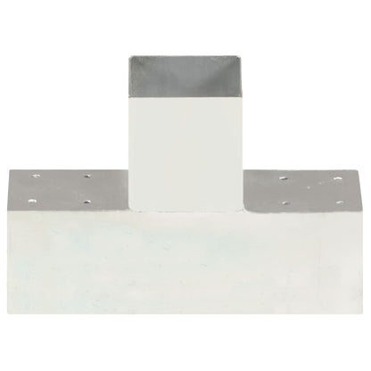 Connettore per Pali a Forma di T in Metallo Zincato 91x91 mm