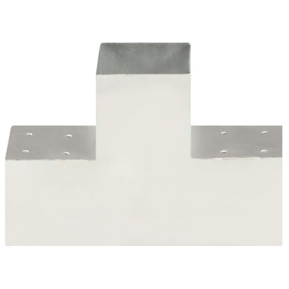 Connettore per Pali a Forma di T in Metallo Zincato 101x101 mm
