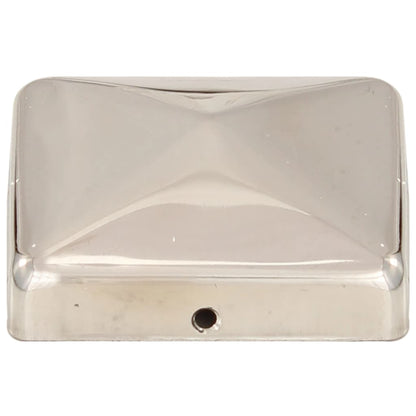 Tappi per Pali a Piramide 6 pz in Acciaio Inox 71x71 mm