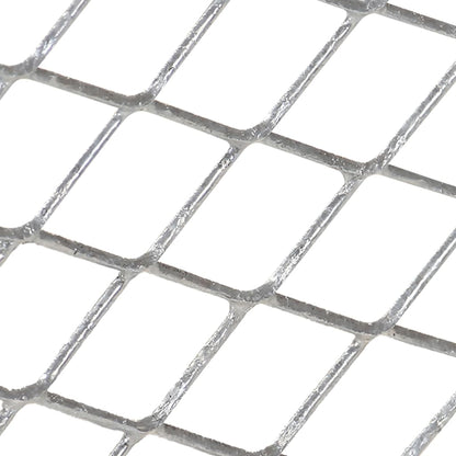 Compostiera da Giardino 85x85x70 cm in Ferro Zincato