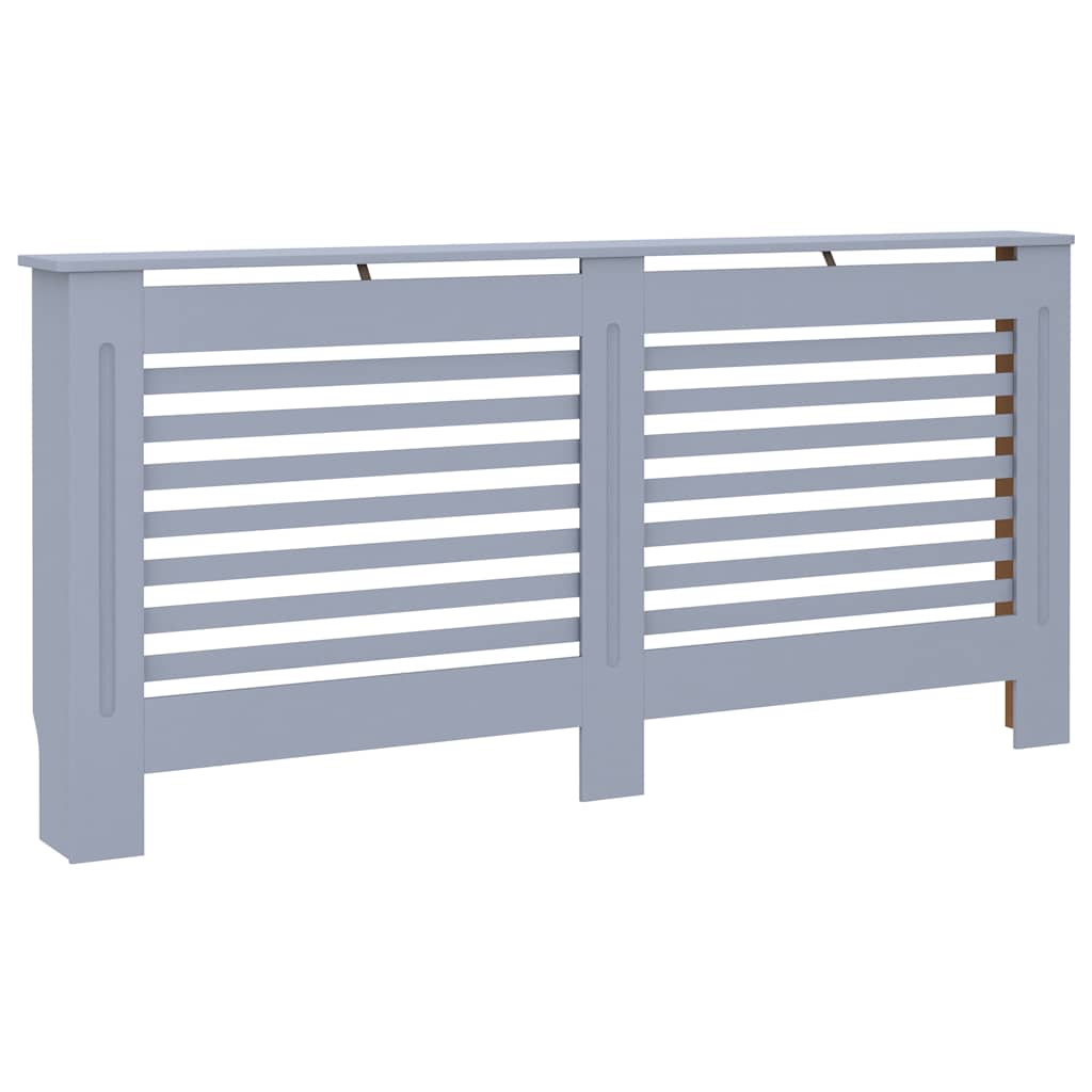 Copertura per Radiatore Antracite 172x19x81,5 cm in MDF