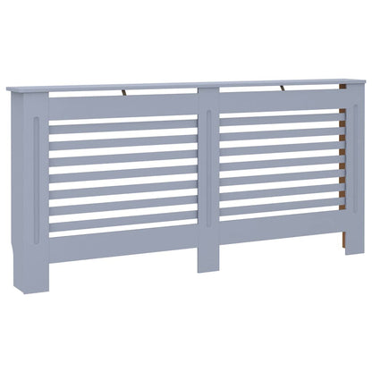 Copertura per Radiatore Antracite 172x19x81,5 cm in MDF
