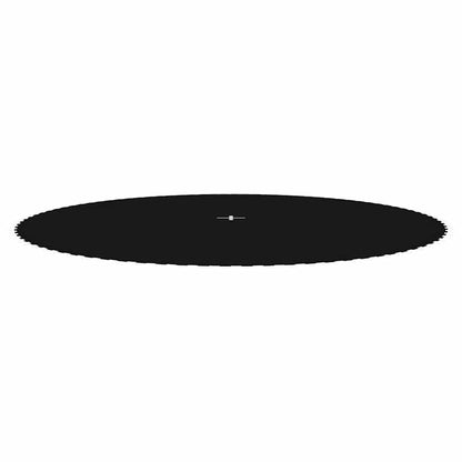 Telo da Salto Nero per Trampolino Rotondo di 15 Piedi/4,57 m