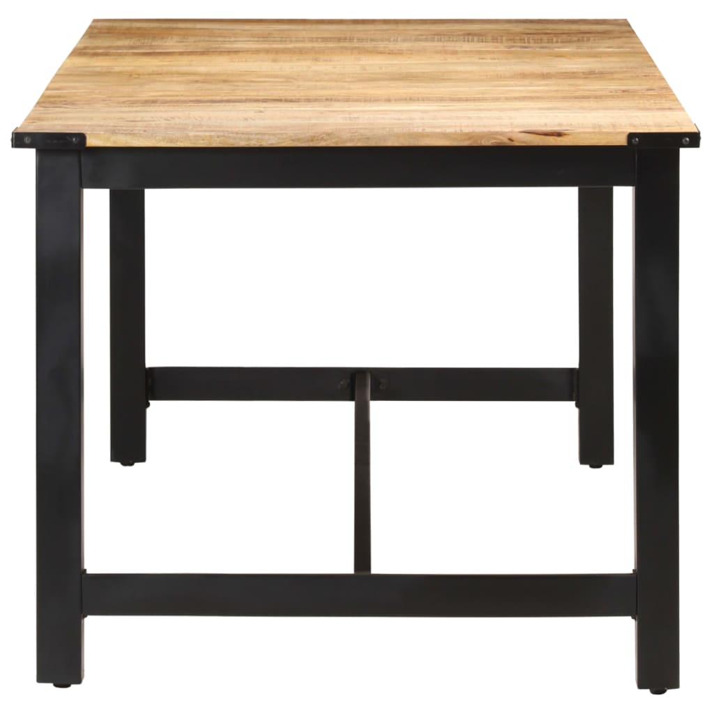 Tavolo da Pranzo 180x90x76 cm Legno Massello di Mango Grezzo