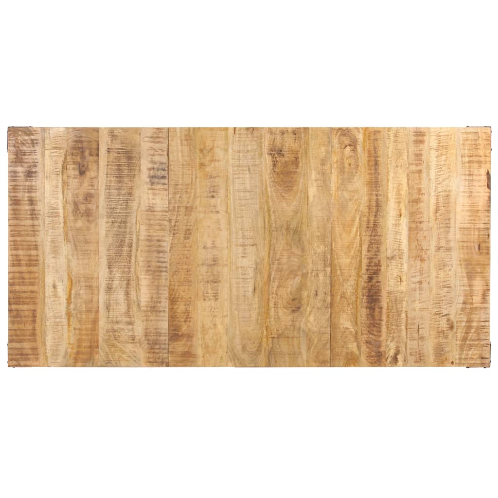 Tavolo da Pranzo 180x90x76 cm Legno Massello di Mango Grezzo