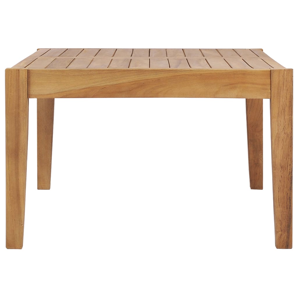 Tavolo da Giardino 90,5x55,5x30,5 cm in Legno Massello di Teak