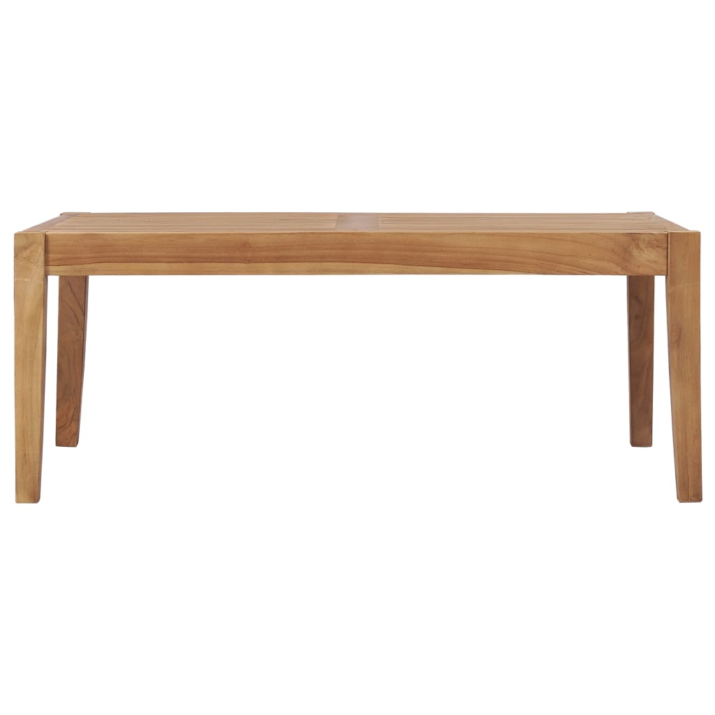 Tavolo da Giardino 90,5x55,5x30,5 cm in Legno Massello di Teak
