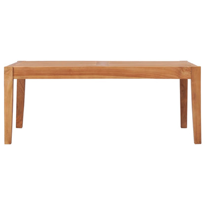 Tavolo da Giardino 90,5x55,5x30,5 cm in Legno Massello di Teak